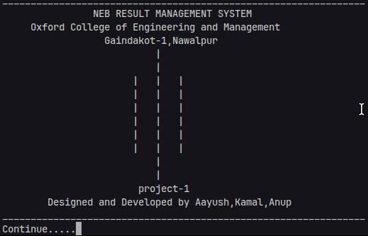 Result Management System preview